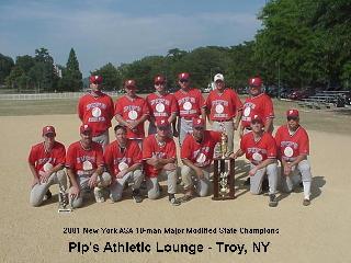 2001 NYS 10- Man Major Modified State Champions - Pip's Athletic Lounge